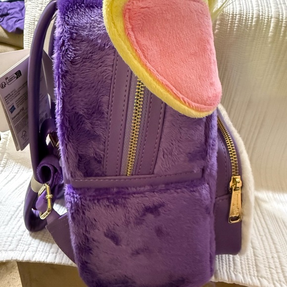 Loungefly Furby Backpack with Purple and Yellow Accents NWT - Picture 13 of 15